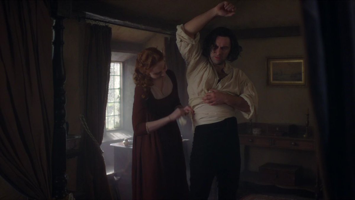 WarlegganGeorge's tweet photo. #FlashbackFriday with another #HappyReturn - from the bowels of the Cornish earth, so to speak. (Pictures: #Poldark S5 Ep7) https://t.co/yDHTtMlRdu