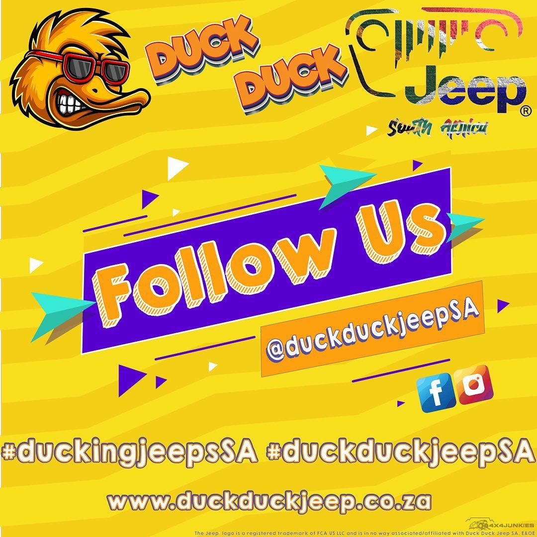 maraisdonovan's tweet photo. Follow @duckduckjeepSA on Facebook/Instagram
Post your pics with #duckingjeepsSA #duckduckjeepSA
and tag @duckduckjeepSA
visit https://t.co/iZgTB3WC12 https://t.co/3zwo76NBd0