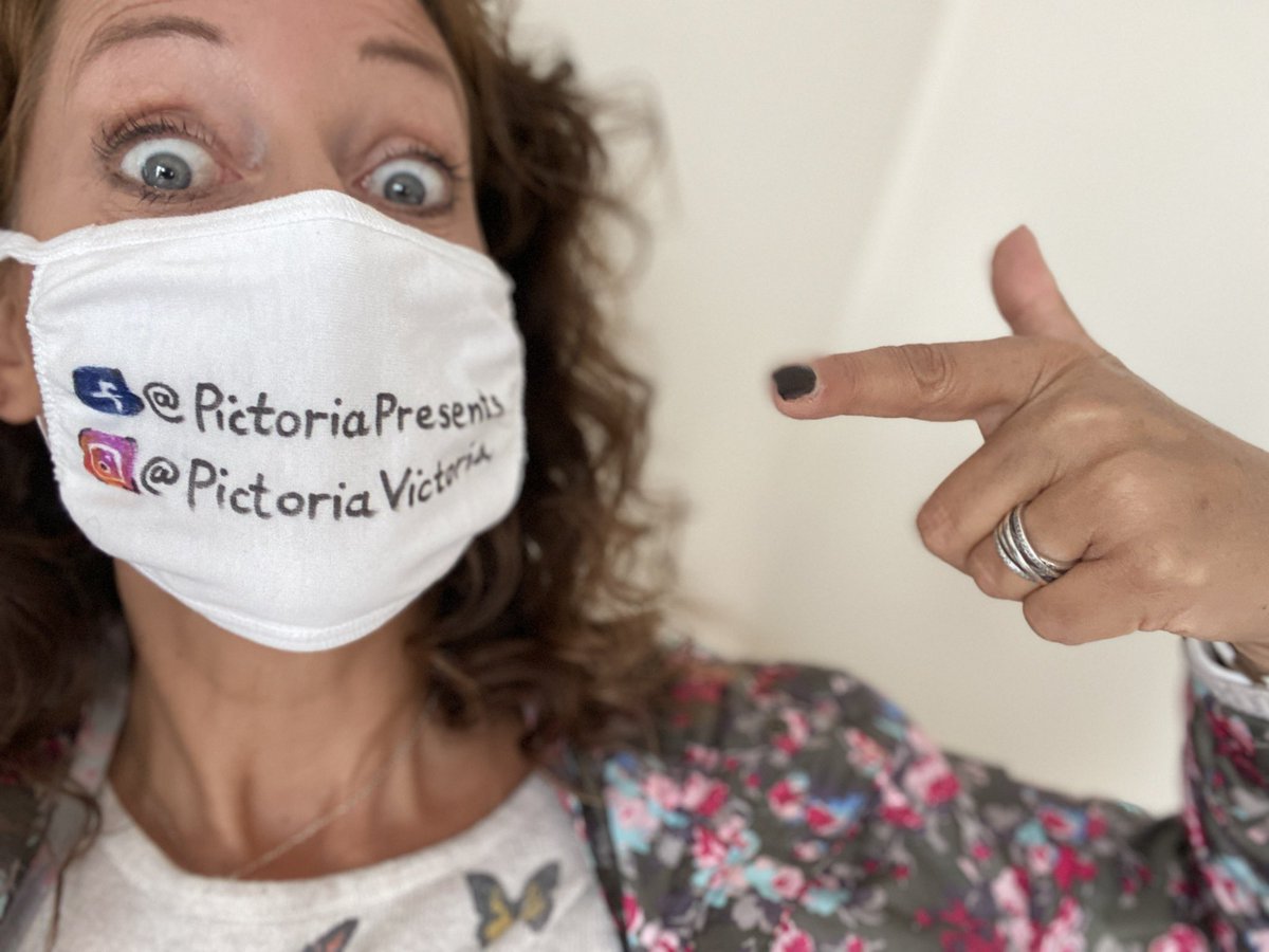 VicPictoria's tweet photo. What are YOU saying? I’ll paint it on for you ... washable and original. Rock that #facecovering #facemask #customfacemask #customfacecoverings #COVIDー19 #facefashion  😷 message me to order yours - limited supply made to order x https://t.co/KIkFY9Eqyc