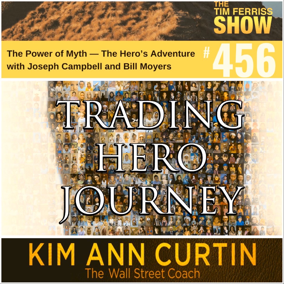 YOU ARE THE HERO.
A new course that I'm thrilled to be offering this Fall is on the Hero’s Journey and how it relates to you becoming a successful trader.
For a quick refresher of #TheHeroWithAThousandFaces - listen to the #timferriss show or my podcast on the Hero's Journey!