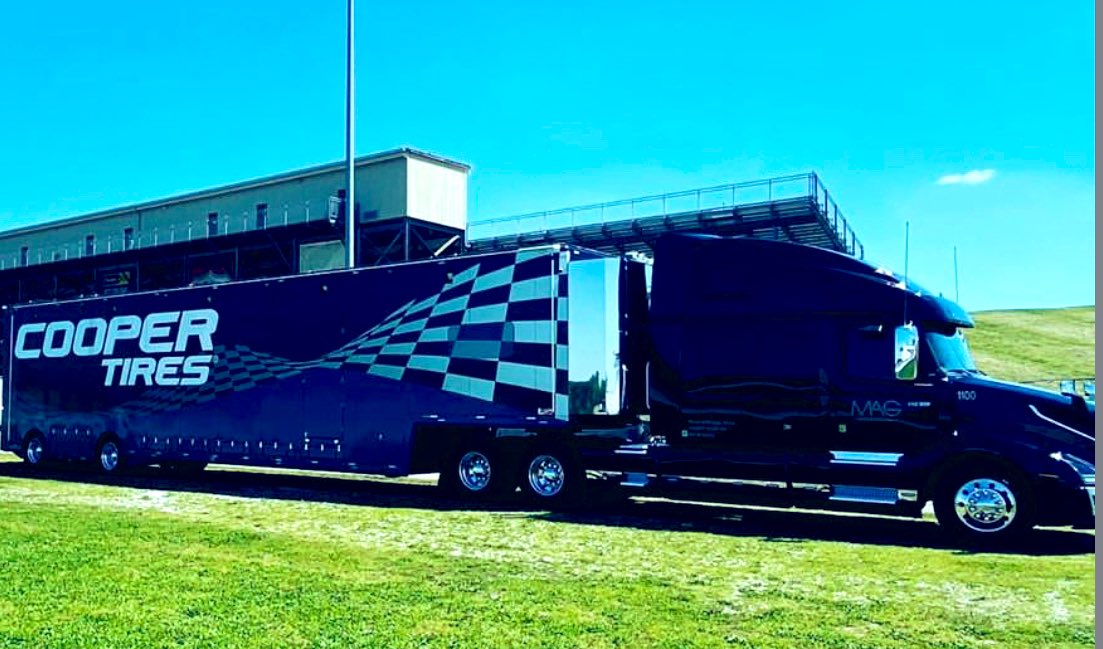 ChrisPantani's tweet photo. @alunserjr Stop by the @TeamCooperTire trailer and say hello #AlJr https://t.co/WtBJwdIamr