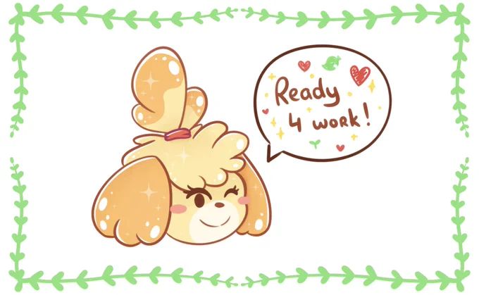 More Isabelle doodles while I figure my new tablet out... She's always my go-to when I fiddle with new drawing software..! ?? #AnimalCrossing 