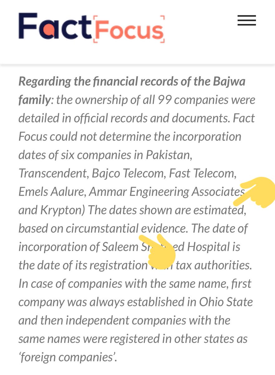 To claims 99 restaurants to be 99 “foreign companies” with millions of dollars of assetsoras a “secret business empire” is incredibly misleading & sheer propaganda.To use “circumstantial evidence” & “estimated evaulations” to accuse someone of corruption is pathetic./26