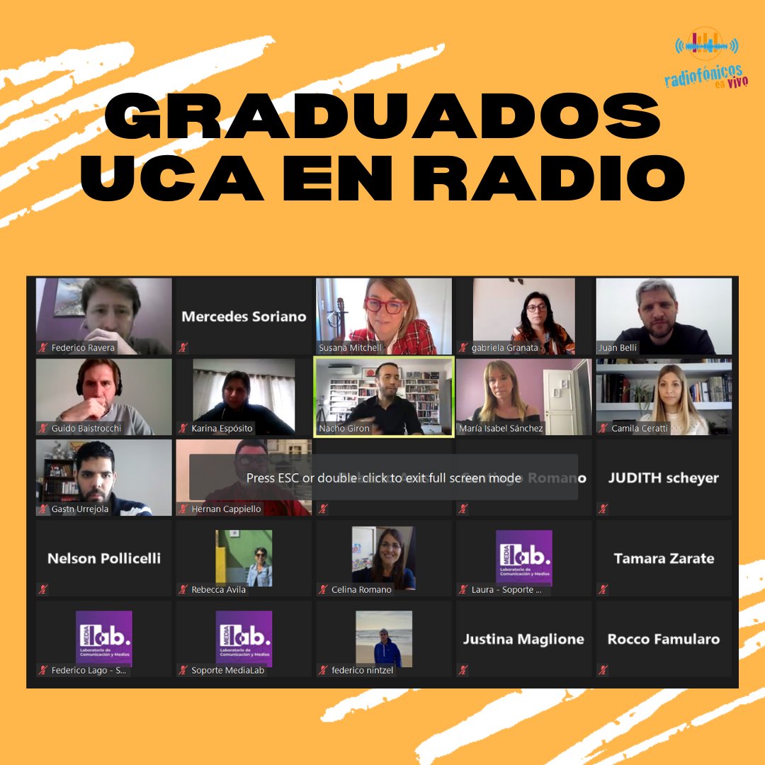 Radiofónicos En Vivo tweet media