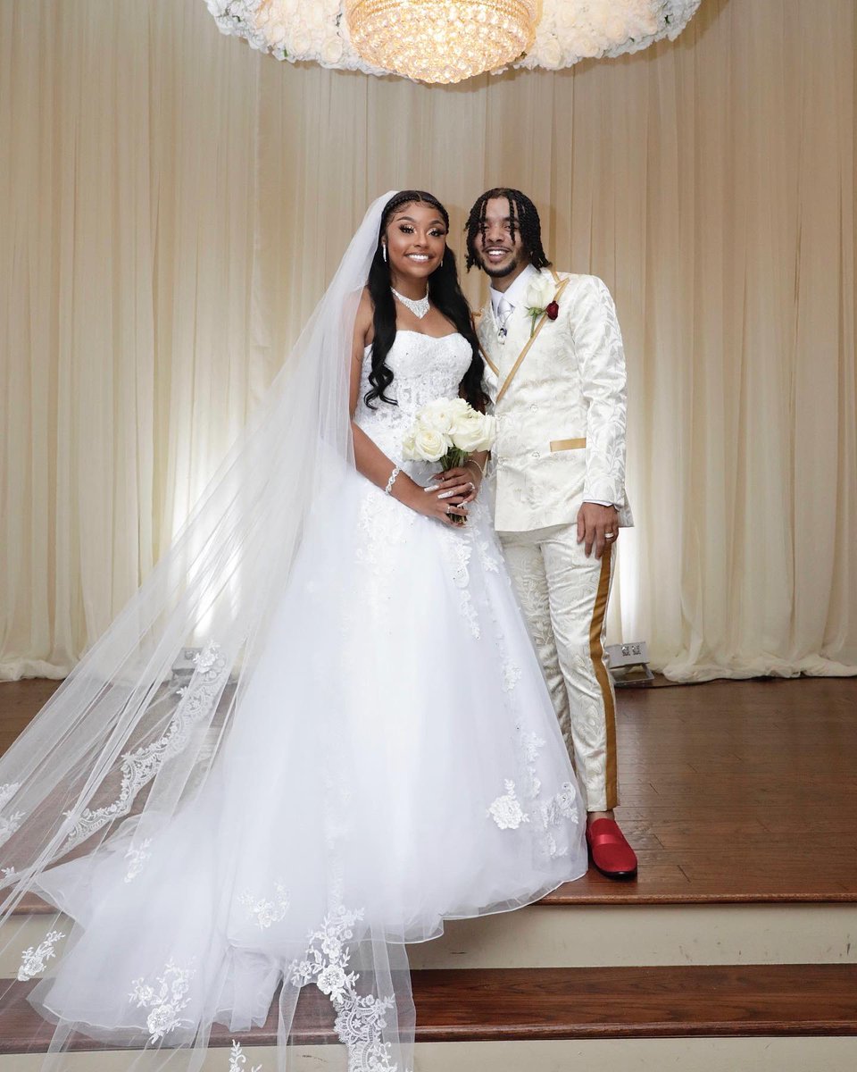 jasmcdaniels's tweet photo. “when you realize you want to spend the rest of your life with a person, you want the rest of your life to start as soon as possible” 💗 

you can officially address us as Mr. &amp; Mrs. McDaniels 💍 https://t.co/nr7H4jXOIO