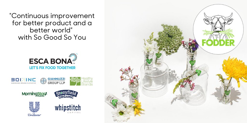 🐮During this episode of the #FodderPodcast, we chat with <a href="/SoGoodSoYou/">So Good So You</a>'s founders about their journey and why finding a better bottle is one step for continuous business improvement. 
🎧⁣ow.ly/5Fvo50Bc4Is
#EscaBona #GoodFood #CEOStories #SustainablePackaging