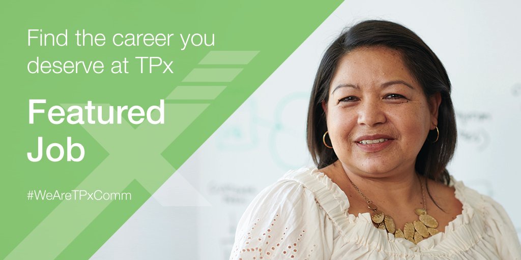 TPxComm's tweet photo. Are you ready to #JoinTPx? We are looking for a Sales Support Agent Manager to play an invaluable part of the TPx Agent Channel.
If you have at least five years of sales reporting or sales operations experience, apply today: https://t.co/hImpWHjQAJ https://t.co/UfDnZPX8lt