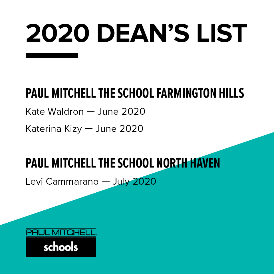 WinnClaybaugh's tweet photo. But wait - there are more! Congratulations to our newest @PaulMitchellEdu #DeansList honorees. I am SO PROUD of every one of you! #pmts #pmtsModesto #pmtsLittleRock #pmtsFarmingtonHills #pmtsNorthHaven https://t.co/awIal8AZHf