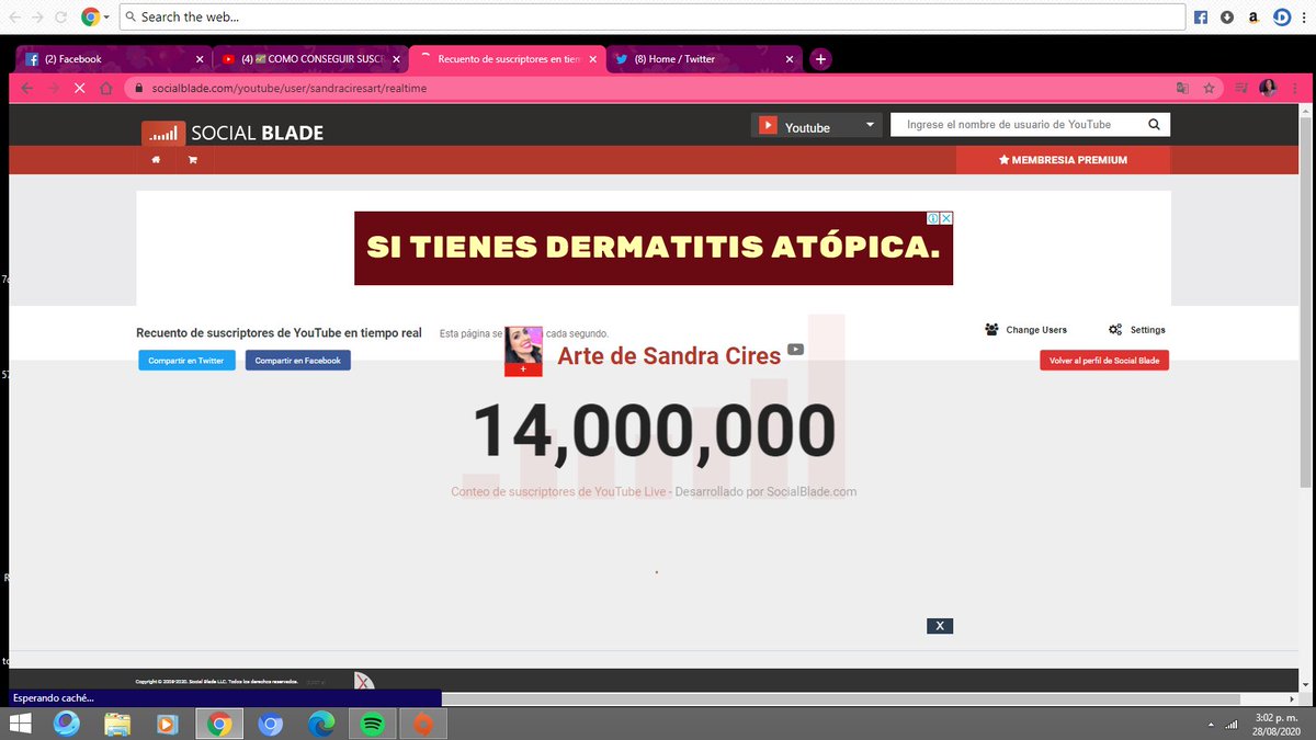 DENIS07309689's tweet photo. SANDRAAAAAAAAAAAA! ya oficialmente somos 14 M DE LOQUITOS CONTENTOS TE AMAMOSSSSSSS, QUEREMOS MAS LOGROOOOOOOOS! TODOS REPORTADOS DANDO LIKE Y ETIQUETANDOLAAAA! ♥ #Sandra14m @SandraCiresArt https://t.co/ZpmsDAQvn0