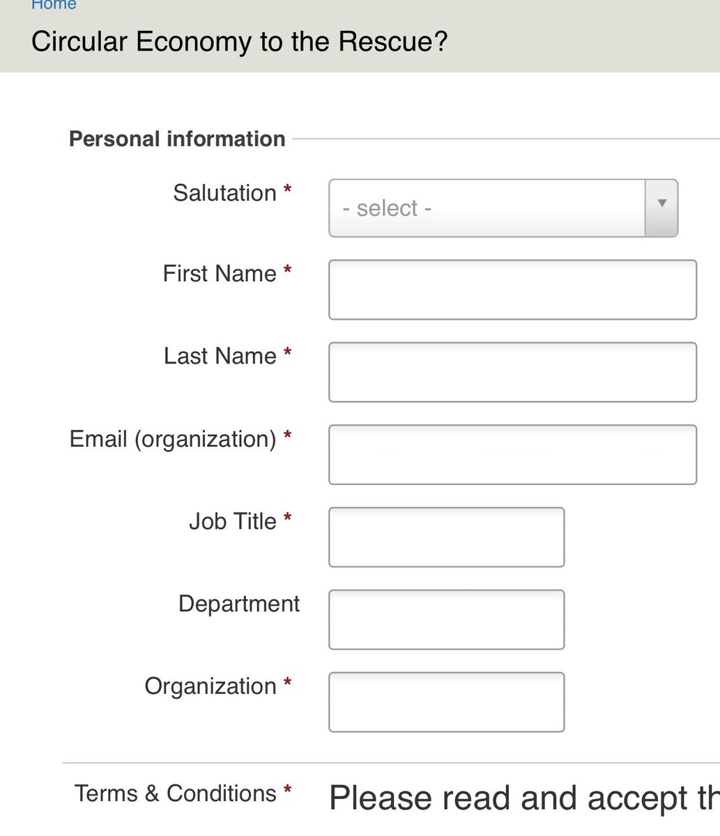 It’s beyond my comprehension why I need to specify my #maritalstatus when signing up for a #CircularEconomy webinar.

It’s time to get rid of Miss &amp; Mrs in all forms and to include Mx for non-binary &amp; gender-neutral people instead. #genderequality #stopsocialexclusion #feminism