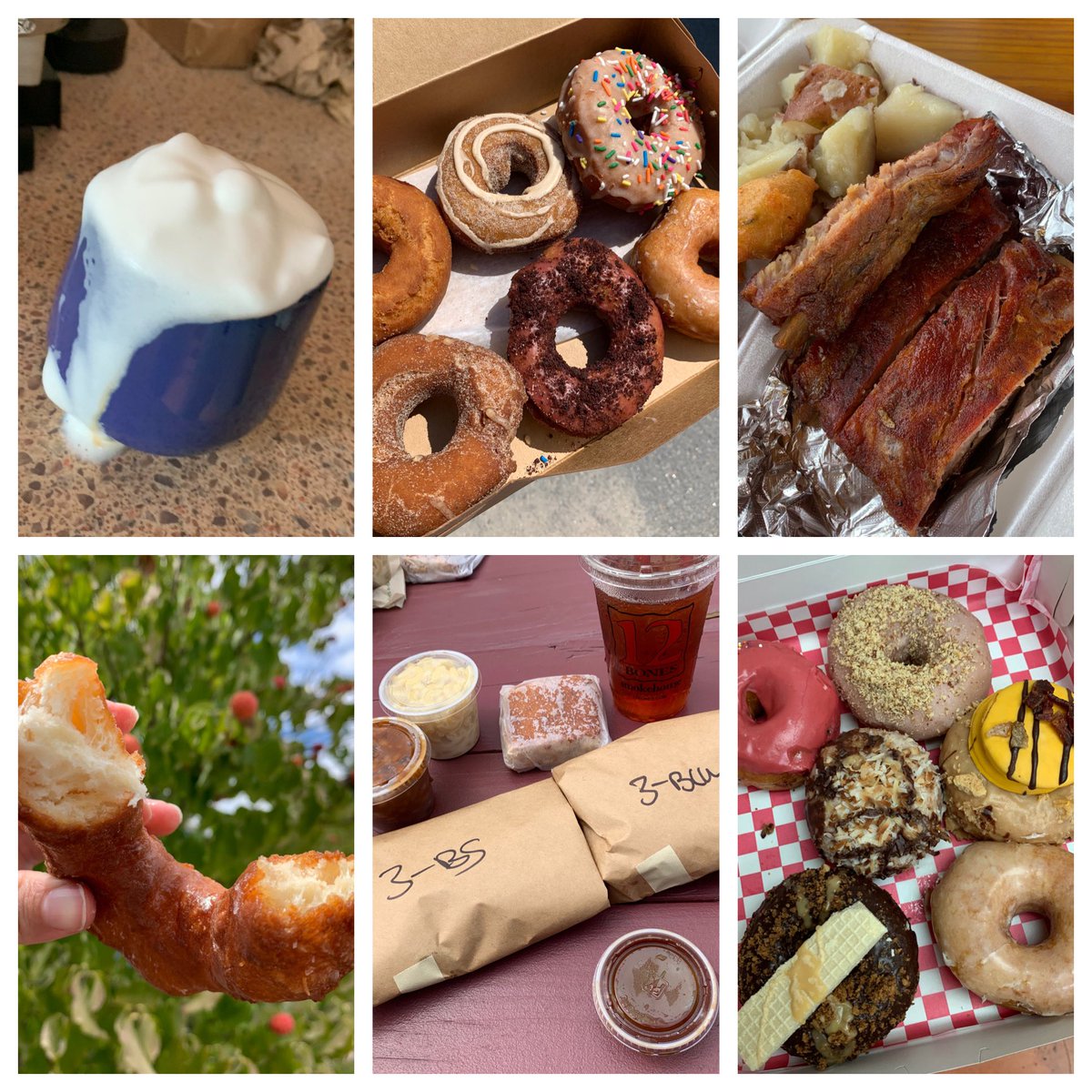 drcompton's tweet photo. Current life: latte donuts ribs donuts ribs donuts #gainin #carbingup https://t.co/7bm4hhVDWk