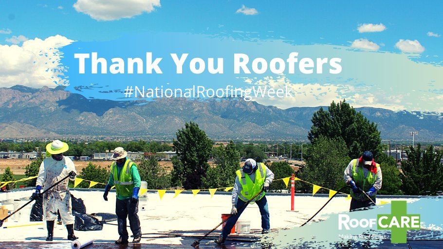 During #nationalroofingweek we recognize the significance of the #roofing industry. #RoofCARE would like to thank all of our team members for continuing to provide outstanding roofing services.

#Roofingwithintegrity #lovewhatwedo #roofingservices #behindthescenes #nomoreleaks