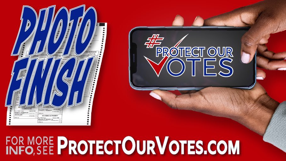 Graphic by  @flanbites. TY!  #ProtectOurVotes  #PhotoFinish  @ProtectVotes 4/