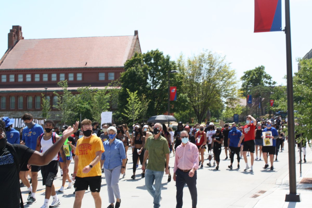 #BlackLivesMatter March @UnivOfKansas #MarchOnWashington #EmmittTill #BreonnaTaylor #JacobBlake #GeorgeFloyd #RickTigerDowdell #AAASKUat50