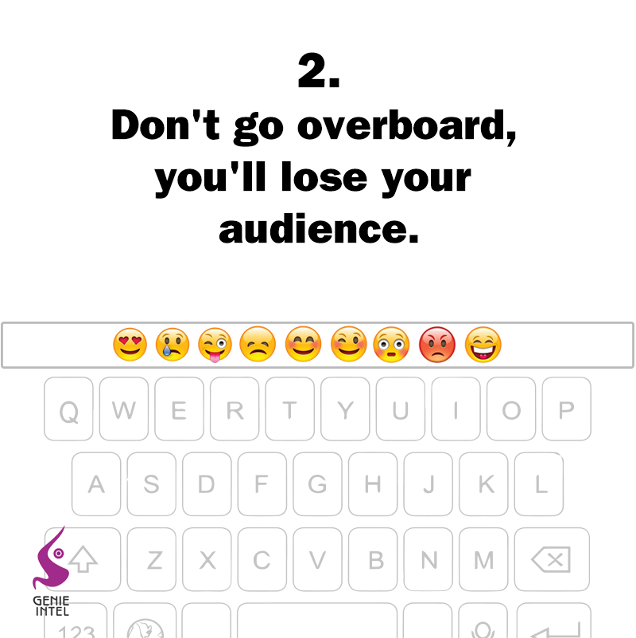 genieintel's tweet photo. Emojis can hurt or compliment your key messages, so here are some tips to ensure you're using them correctly. For help with your strategy,π±0207063678π
#GenieIntel #GI411 #digitalmarketingagency #digitalexperts #emojis #socialmediamarketing #strategy #socialmedia #Accra #Ghana https://t.co/hAYKR2T8Ss