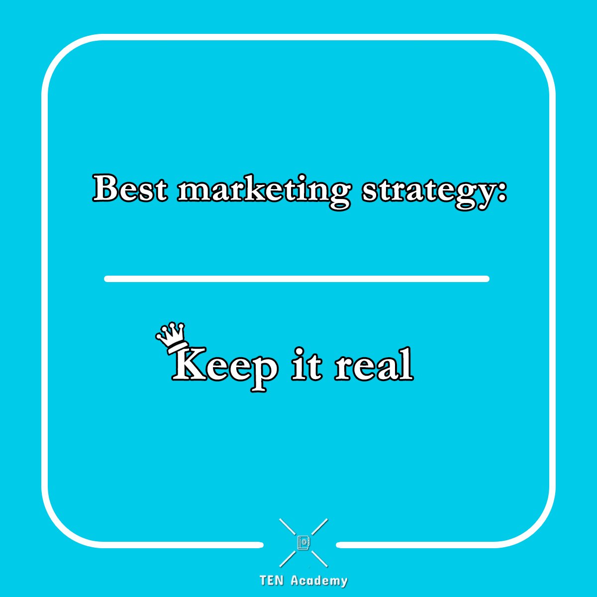 La mejor manera de crear una imagen en internet y de mantenerla es ser siempre fiel a tus ideas, principios y objetivos 💪
Si eres consistente, te reconocerán allá donde publiques 👈
Defínete y nunca te pierdas de vista 👀
Keep it real! 🤙

#branding #awareness #goals