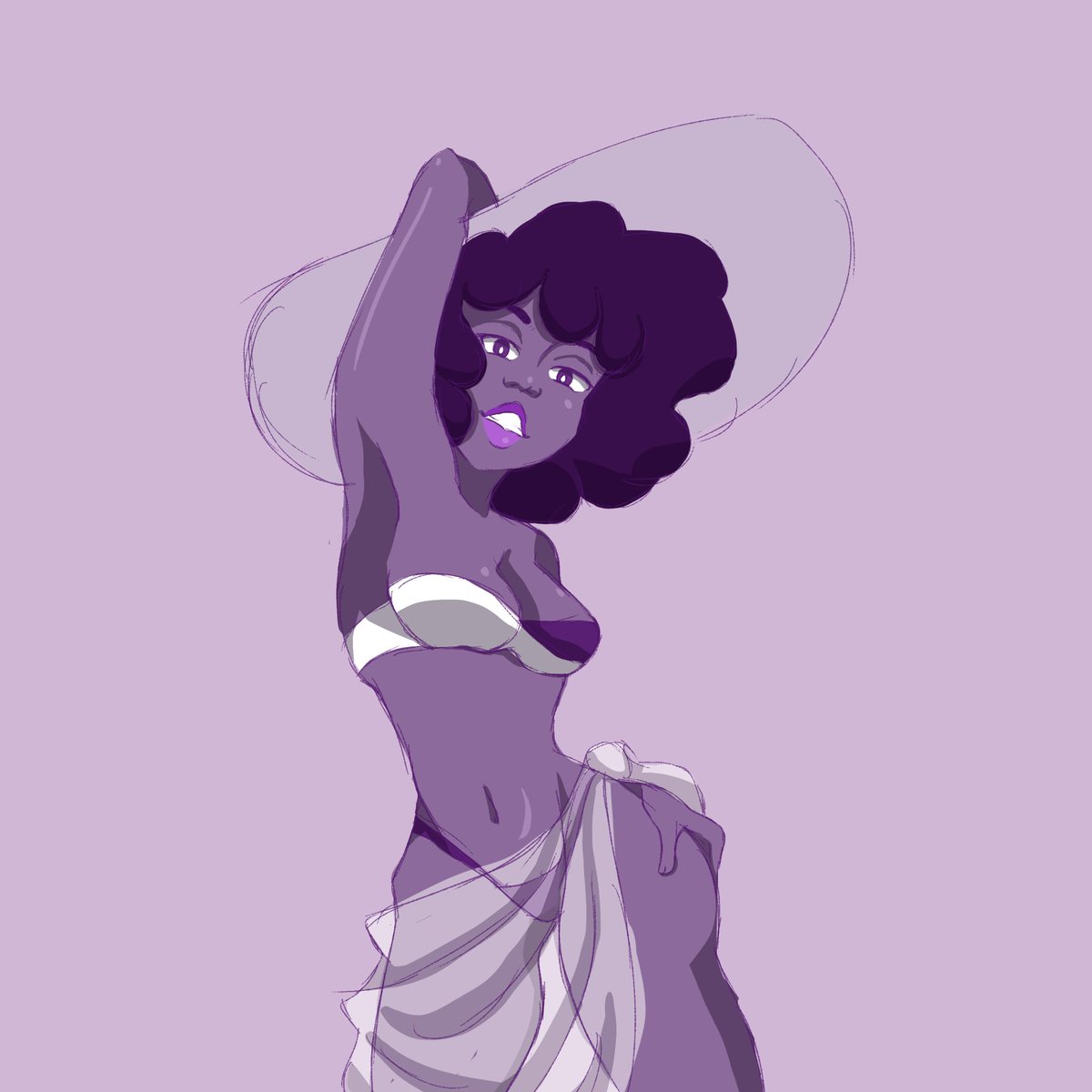 cutequeenofthe1's tweet photo. quick doodle after finishing a commission, was gonna put it on insta but I keep that clean. https://t.co/dk7YObGAJY