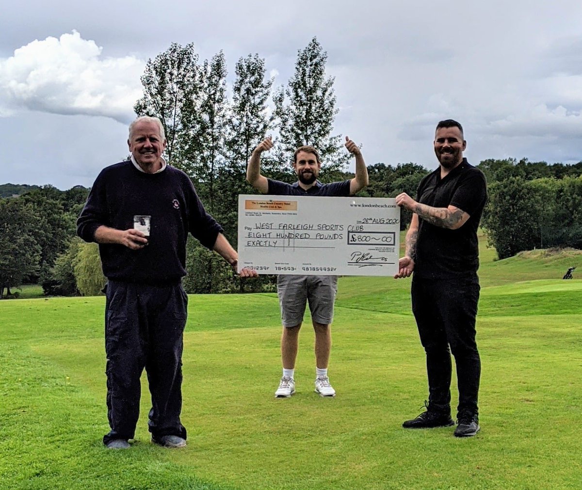 LBcharity's tweet photo. West Farleigh Sports Club are here today for a #Charity #Golfday with the full value of their #greenfees donated back to the Club through our unique #Charityscheme. @londonbeachhotel #tenterden #totalgreenfeedonated #charitygolfday @mytenterden @mmm_media_ltd @visittenterden https://t.co/SBBZo5NQdO