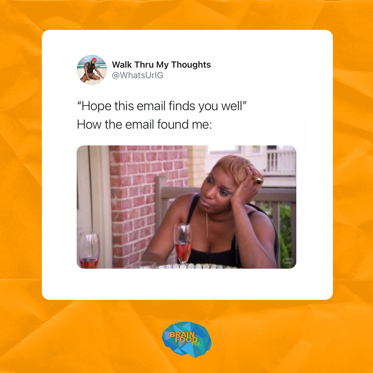 brainfoodtci's tweet image. We know you don’t actually care. Let’s get straight to the point shall we? 😂

P.S. IT’S FRIDAYYYY 👏🏽

#emailhumor #fridaythoughts #weekendmode #turksandcaicos #bftci #tgif