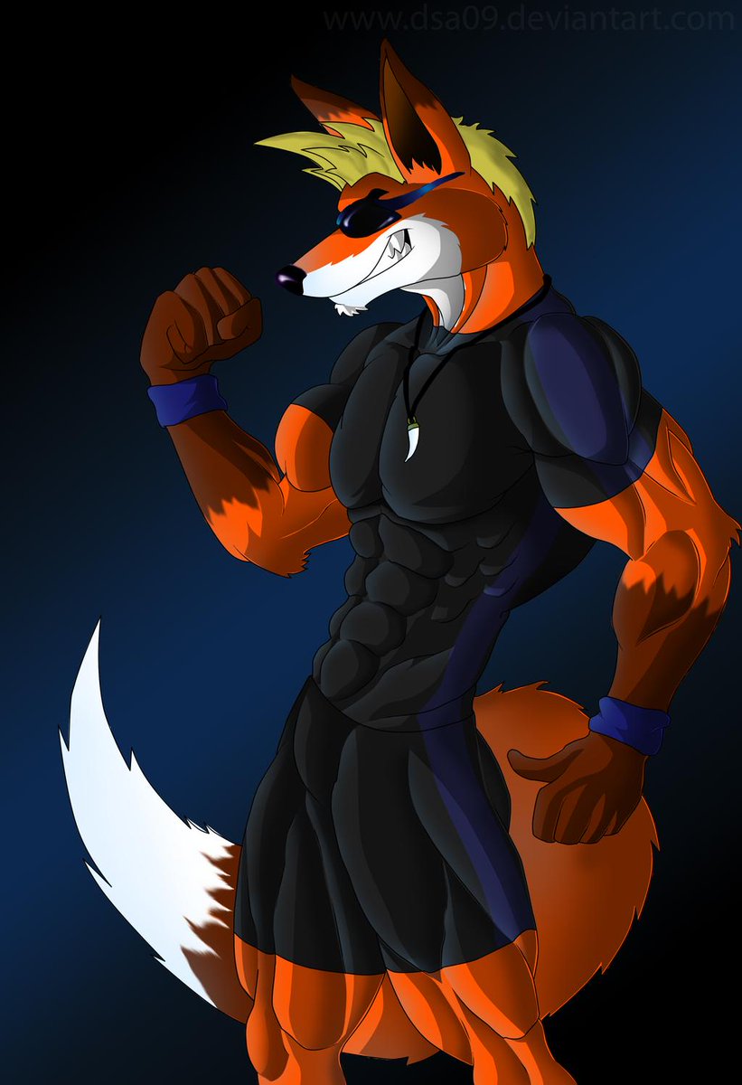 DanielsWolf1's tweet photo. i have not drawn this guy for a long time i have not been able to draw DX #muscles #muscledrawing #musclefox #anthrofox #werefox #furry https://t.co/WNabigVv1O