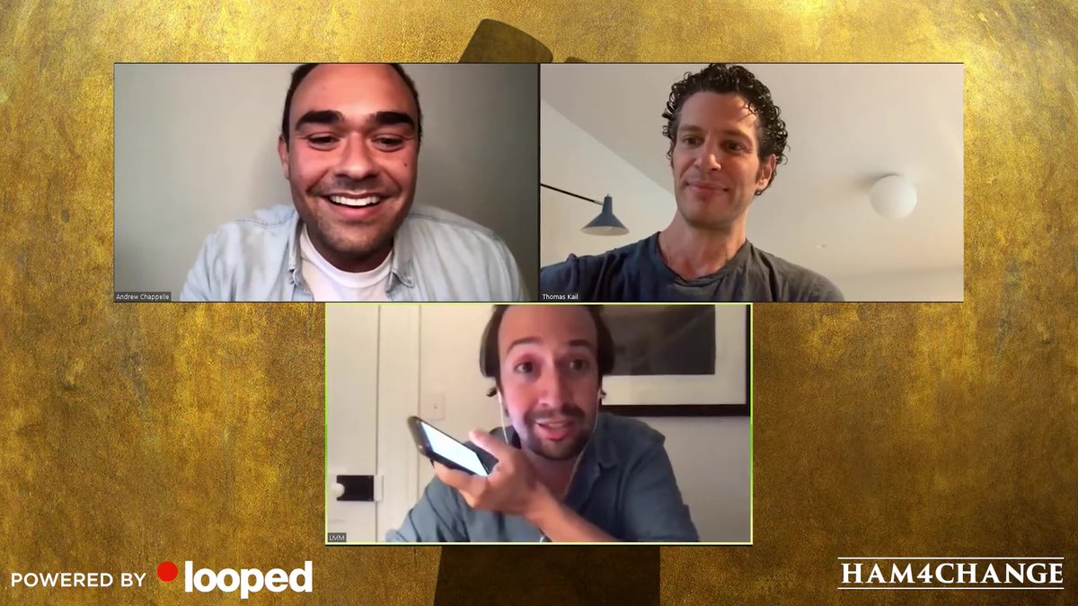 Linmirandacom's tweet photo. Some highlights include @Lin_Manuel and his 1 on 1 chats! #Ham4Change https://t.co/zYkw6g82RJ