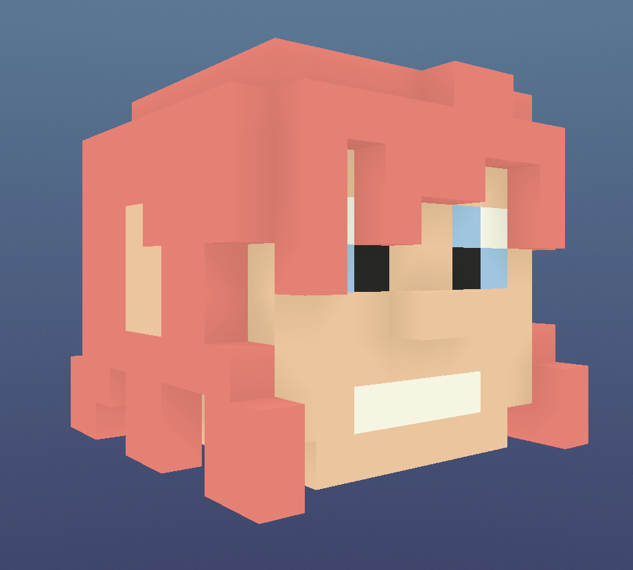 particubes's tweet image. Colorful shadows. (before/after) 🎨☺️ #voxelart #VoxelGameDev