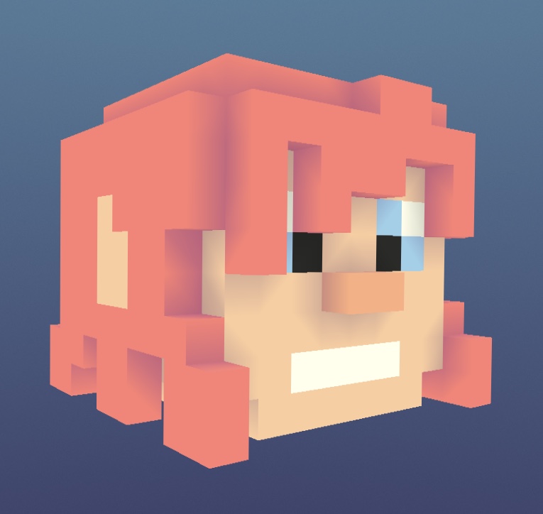 particubes's tweet image. Colorful shadows. (before/after) 🎨☺️ #voxelart #VoxelGameDev