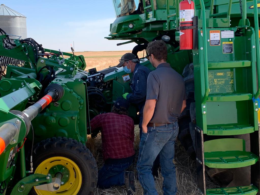 Demo day at Diamond Acre Farms! #harvest20 #johndeere #combines #farmlife