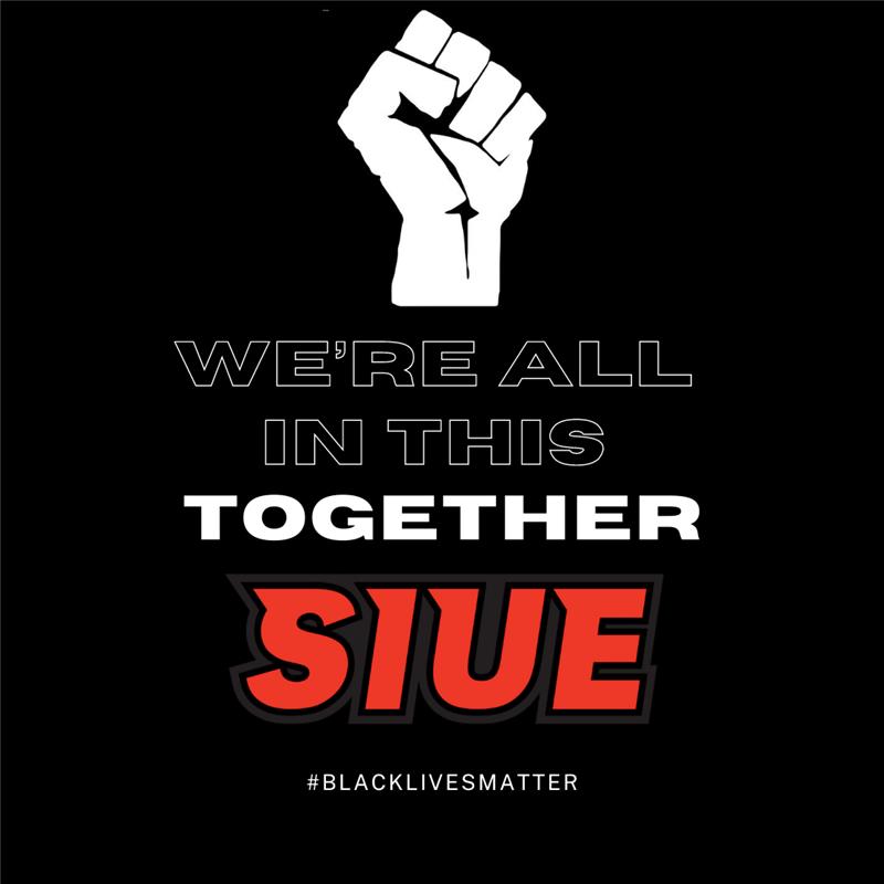 SIUECougars's tweet photo. This is bigger than sports. #BlackLivesMatter #CougarsUnited https://t.co/0LgIRTAtnY
