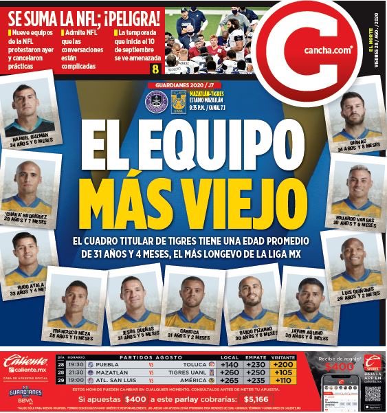 RMorenoCANCHA's tweet image. 📸 | YA SON 'TREINTONES'

🐯Éstos son los jugadores de Tigres que pasan de los 30 y que, a juzgar por los últimos resultados, la edad parece pesarles.

👉🏽 cancha.com/pl2H5c

¿Qué opinas?

#Playbuzz #Tigres