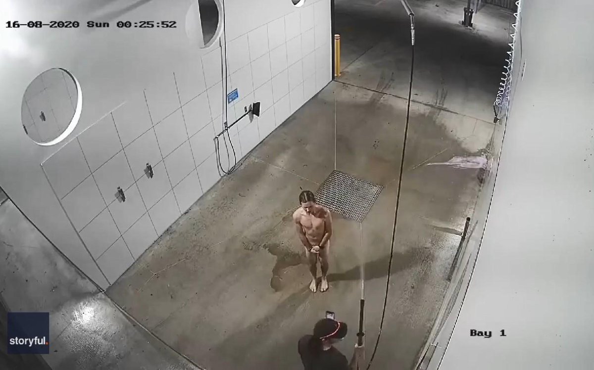 shower in Caught naked Dick and jane erotic