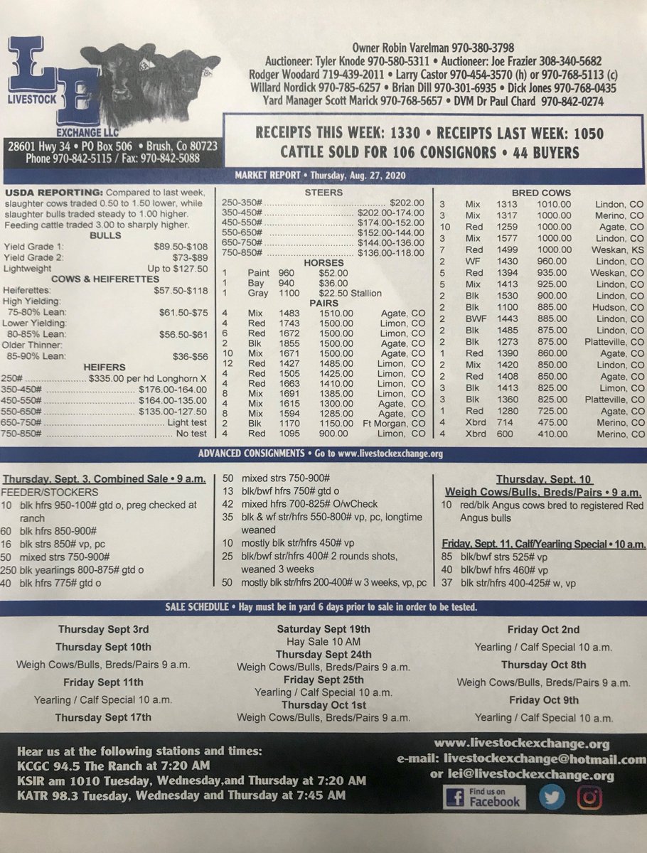 Livestock Exchange LLC (LivestockLlc) Twitter