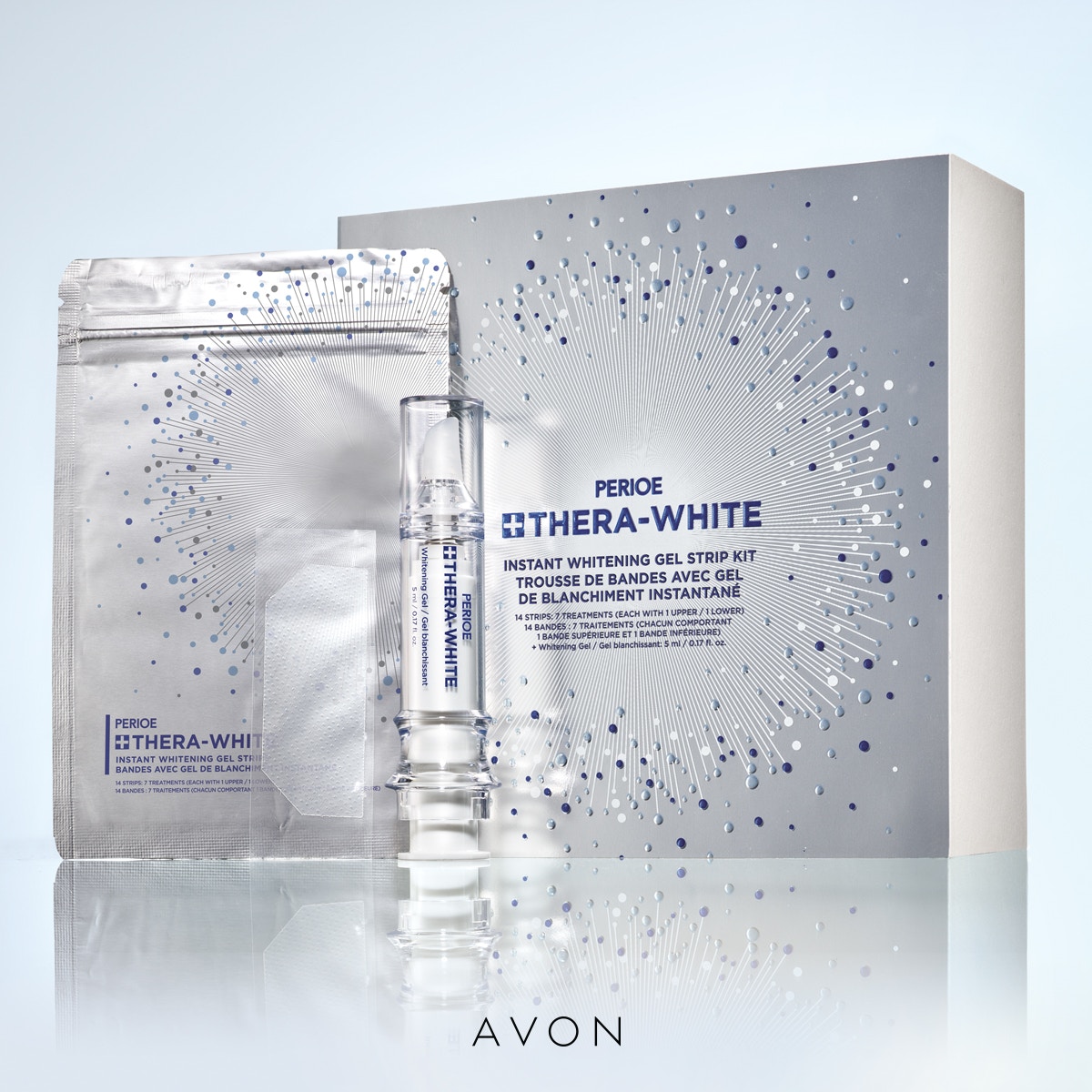 INTRODUCING PERIOE THERA-WHITE
Highly effective whitening in super-fast time.   go.youravon.com/3p5cr3