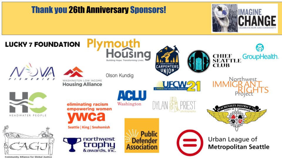 RealChangeNews's tweet photo. Thank you to our sponsors for helping make our 26th anniversary event possible. Join us online Sep 14-18 for a keynote panel discussion and to celebrate hope and community. tiny.url/imaginechange2020 #RealChange26 #RealChangeImagines https://t.co/rD2Kmhgxyo