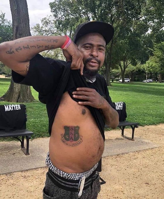 Buddy here clownin with this tattoo. https://t.co/kwCQYVI7V1