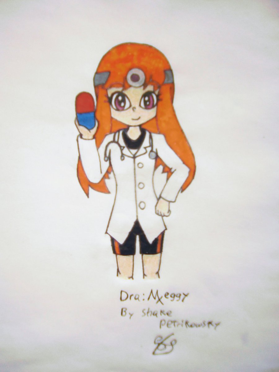 SPetrikowsky's tweet photo. Eh aquí un pequeño dibujo de Meggy ejerciendo la medicina, espero que les guste.
#smg4meggy #smg4fanart  #SMG4 @glitch_prod https://t.co/WccLJomLvj