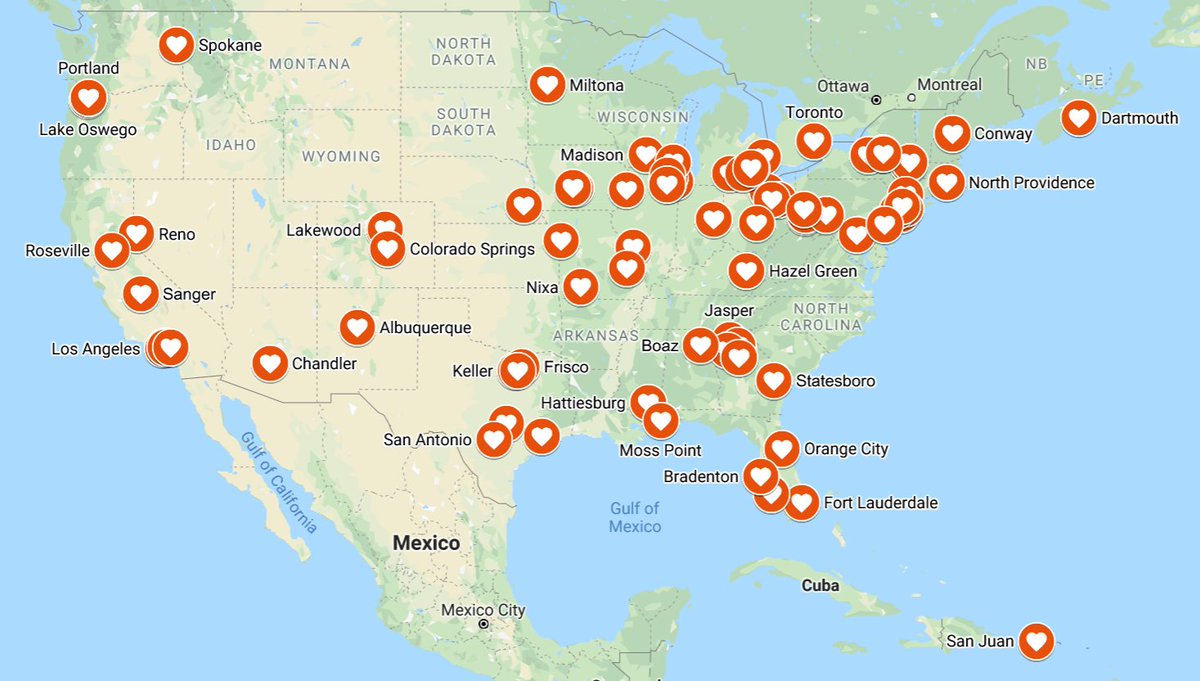 ProjectShaqBox's tweet image. Here's the latest edition of the Project ShaqBox card destination map!

Put yourself on it and get 10 free baseball cards. Donate to charity and get 10 cards from your favorite team! forms.gle/CCrwmXESTi49NH…