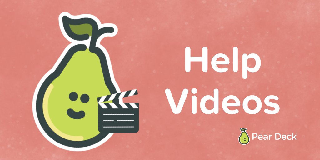 New to Pear Deck? We've got a gallery of quick Help Videos to get you started! 🎬 Create your first lesson now: hubs.ly/H0tXCMr0