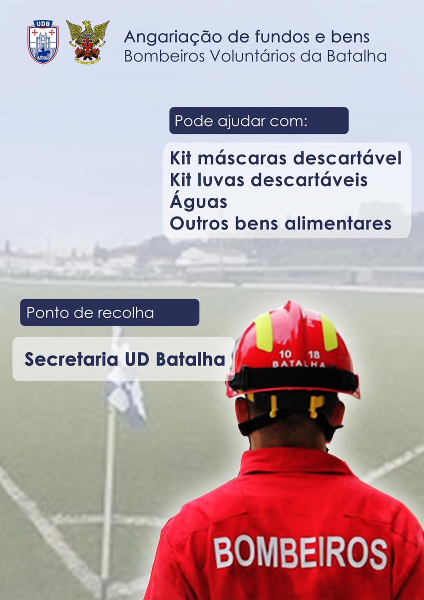UDBsupport's tweet photo. Porque eles também estão sempre lá por nós, chegou a horas de sermos nós a ajudar!
 Porque este golo pode ser de todos, não hesites e deixa o teu contributo! 💙 https://t.co/YHAe67ETu5