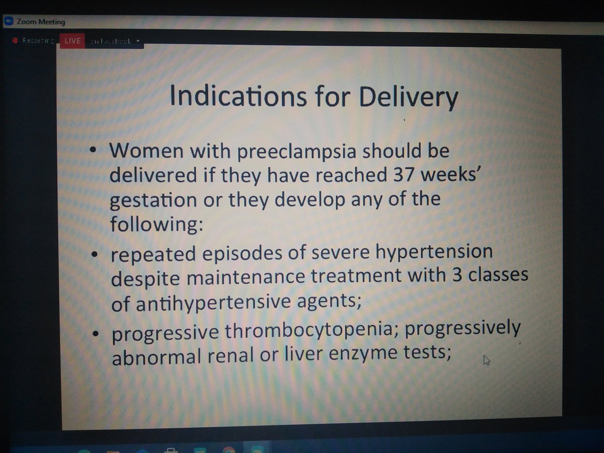 Indications for delivery for women with Preeclampsia.
 
#postpartumpreeclampsia
#mamagementofHDP