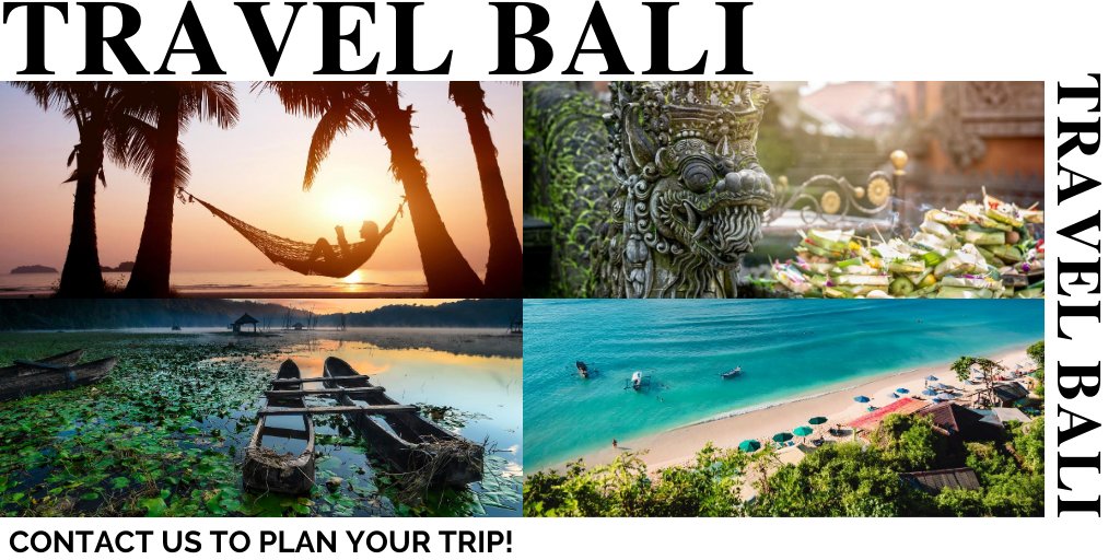 Let us put together the perfect itinerary for your Bali getaway! Contact us today to get started planning.#bali #balisong #indonesia #balilife #balidaily #baliisland #balitrip #baliindonesia #balilocal #balieats #baliwedding #balilife #balihoneymoon #travel #baliguide