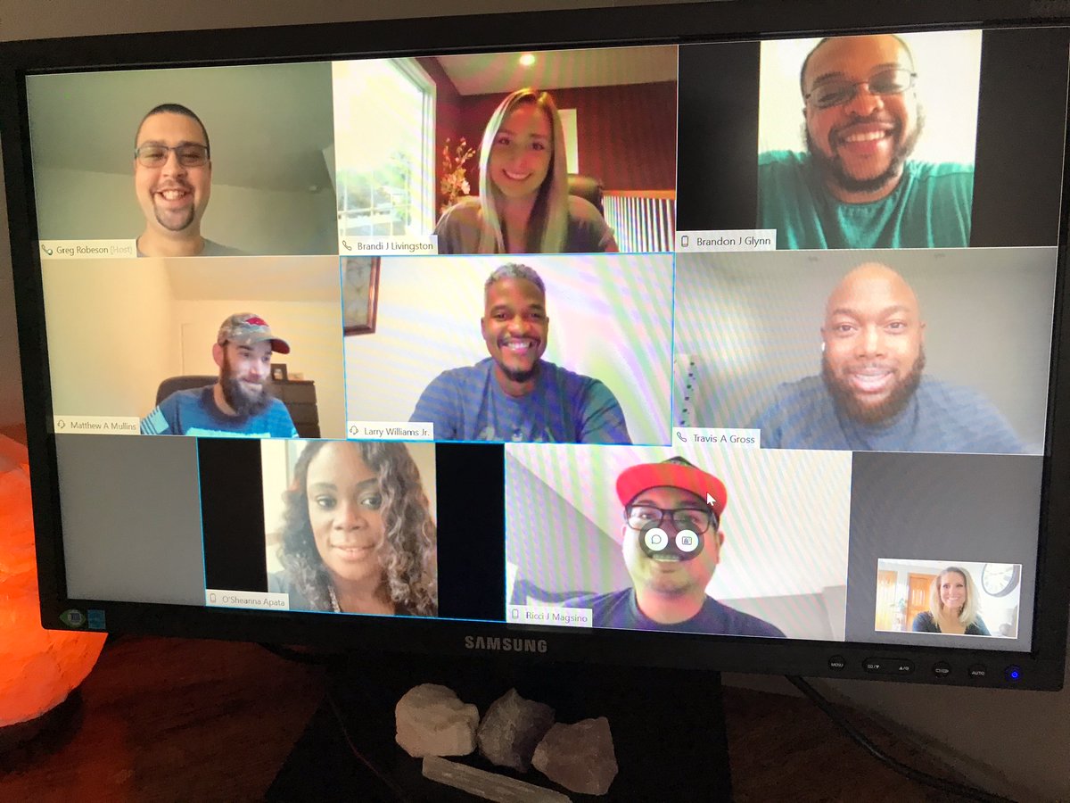 Who says you can't bond with your team in a virtual environment, certainly not #teamunstoppables 
I feel closer to them than I did with a brick and mortar team. 2020 cant hold us down. 
#vcc #TuggleNation
