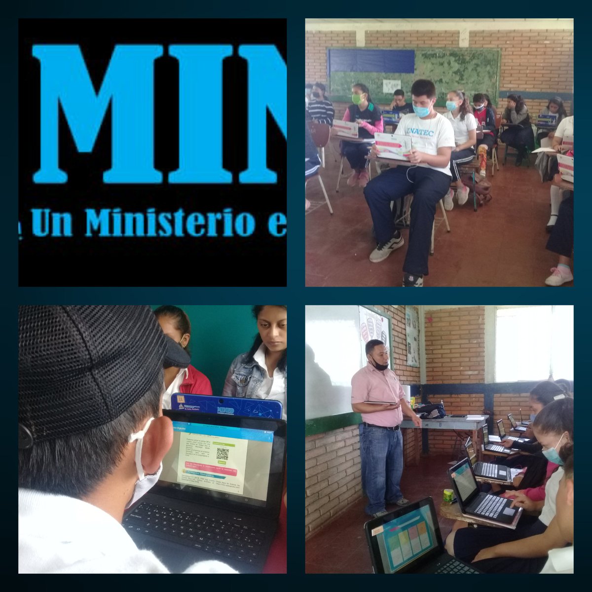 c_lisimaco's tweet photo. Estudiantes del centro escolar, desarrollando las temáticas del curso Competencias Digitales para el Aprendizaje del Siglo XXI. 
#OrgulloPatrio 
@DJinotega 
@de_jinotega 
@minednicaragua https://t.co/oT3oFvJSJV