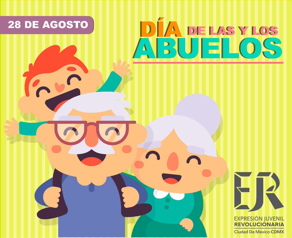 EJR_CDMX's tweet photo. El mejor lugar para estar cuando estás triste es el regazo de tu abuelo
¡Feliz día del abuelo! https://t.co/CFrVDbUvJx