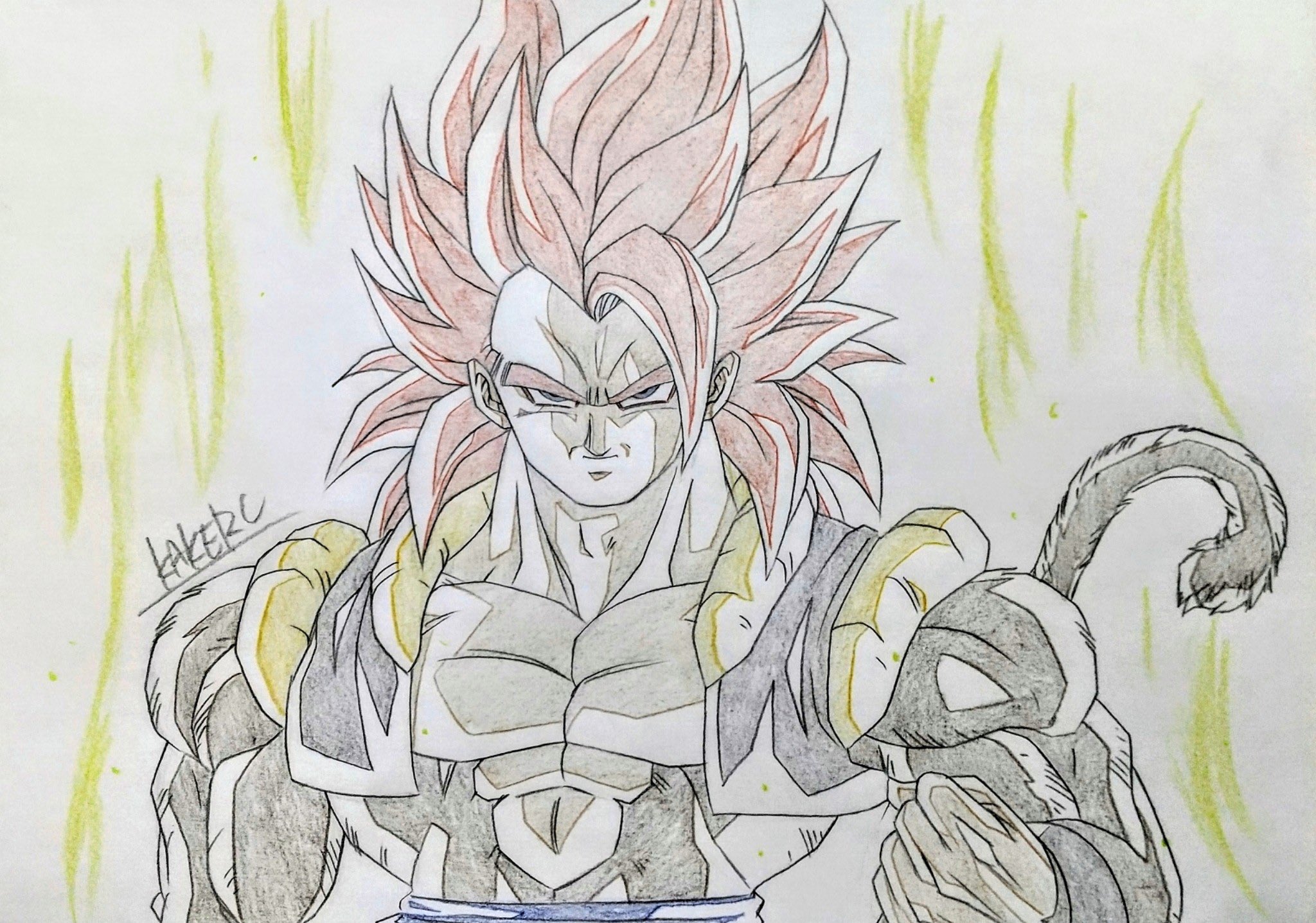 Gogeta Super Saiyan 5 Drawing