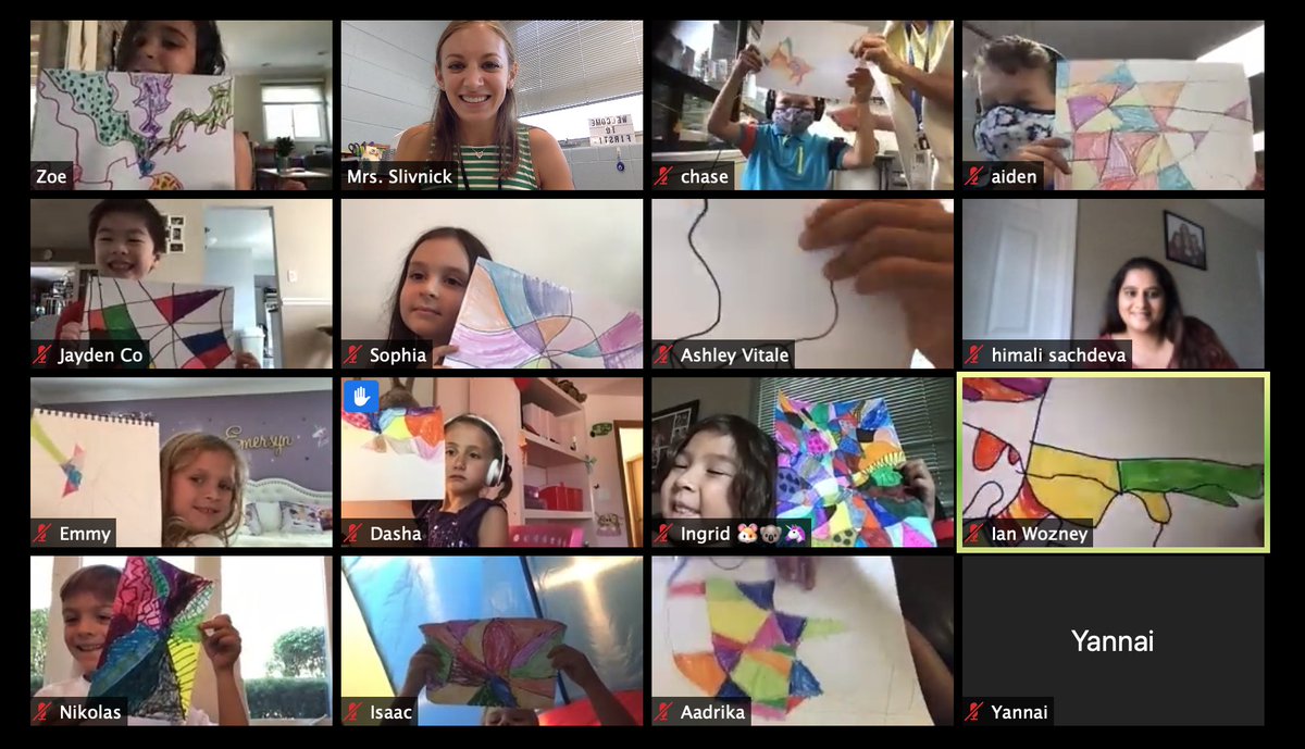 lslivnick's tweet photo. @Lindgren_Art @Lindgren_Art when sharing our favorite part about our first week, many of my students said art! They couldn't wait to show off their drawing! https://t.co/Do7DZZWvwJ