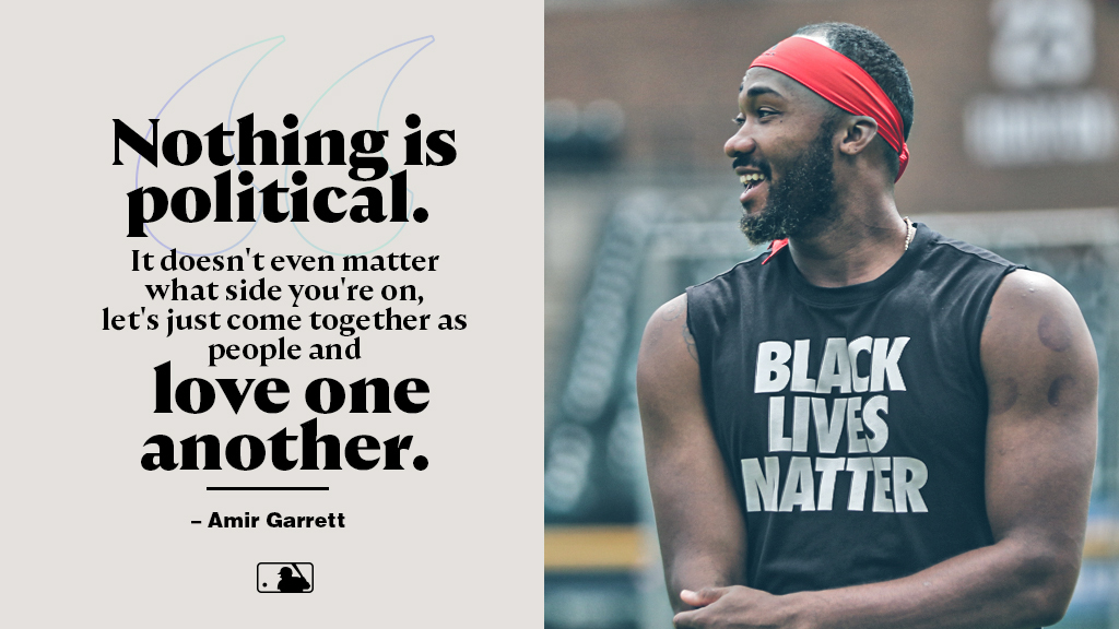 MLB's tweet photo. Over the last week, MLB players, coaches and teams have taken action and stood together, all united for change. https://t.co/i0gN4E1g1U