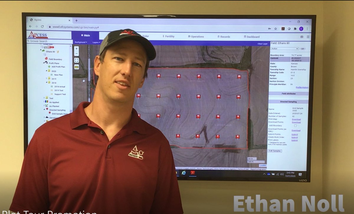 AgPartnersCoop's tweet photo. Have you seen our digital plot tour yet? Part of the video features Ethan Noll, Region 3 Digital Ag & Services Specialist, who goes over the different technologies available through Ag Partners. Check out the full video here: https://t.co/srWAvdpiLR
#AgCESS #plottour2020 #agtech https://t.co/2pUzquUDZp