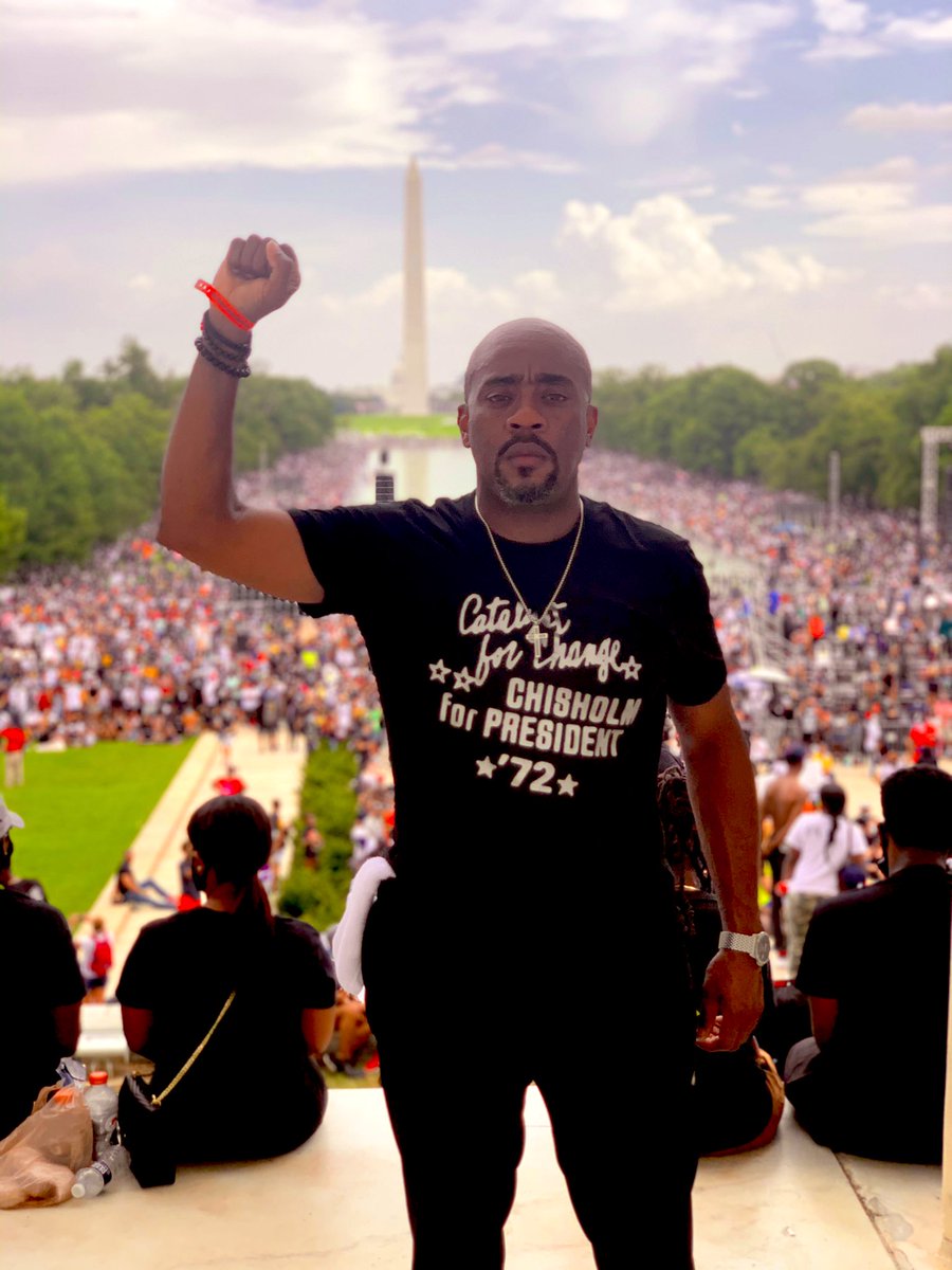 We who believe in Freedom can not rest! #NANMOW2020 #MarchOnWashington2020 #JusticeForBreonnaTaylor #JusticeForJacobBlake #Chisholm72