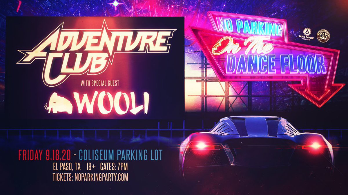 RealDiscoDonnie's tweet photo. El Pasoooo🔥🔥🔥🔥🔥🔥🔥

We are back.🚗🚗🚗🚗🚗🚗

Tickets on sale now  >>

https://t.co/qjo7HdBhle

@AdventureDub 
@woolimusic 
@DDPWorldwide https://t.co/MOfmAx1rps